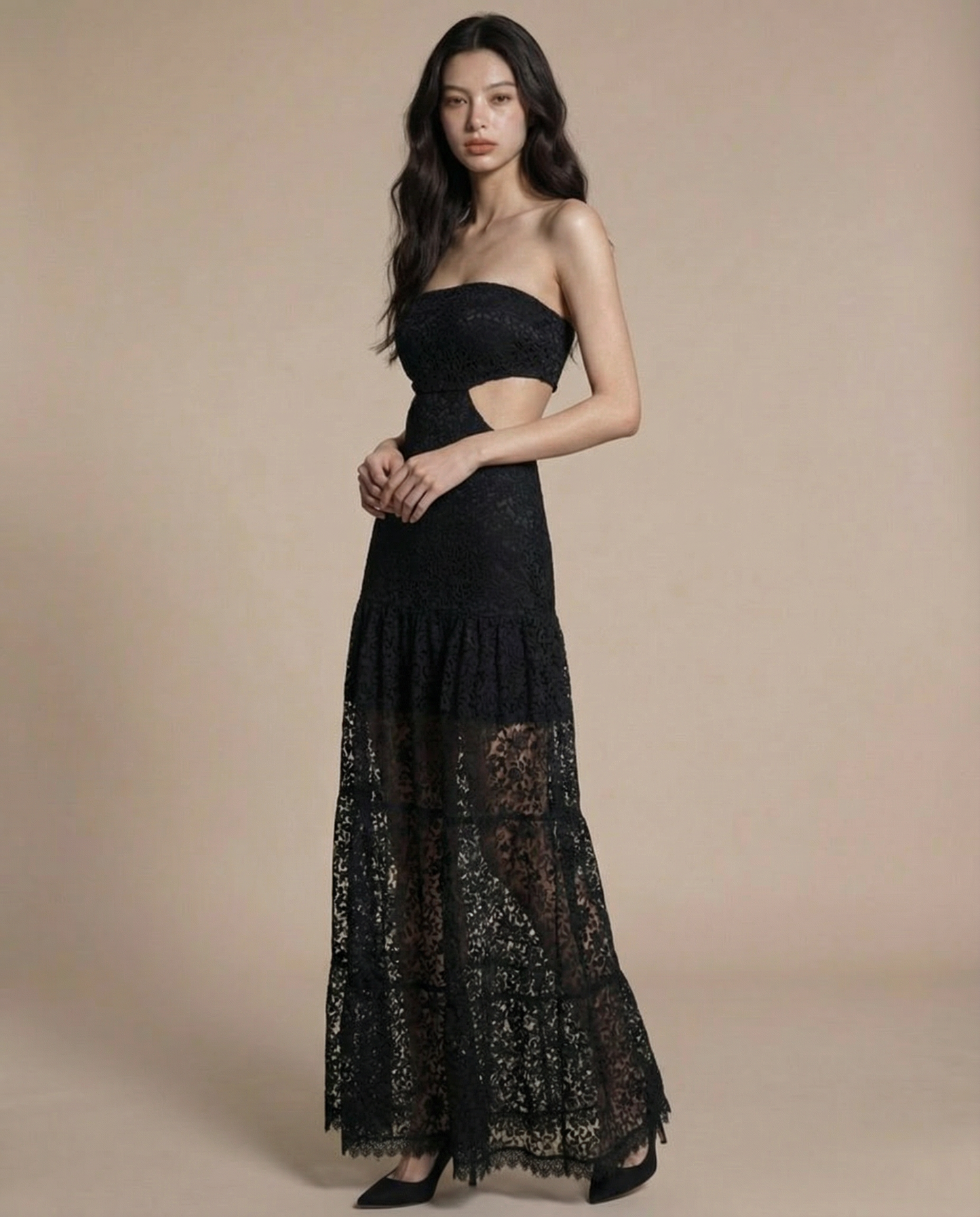 GAVIOTA BLACK DRESS