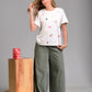 LUCKY ROUND NECK SHORT-SLEEVE T-SHIRT