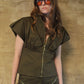 EXIS BLOUSE  (2colors)