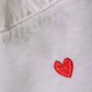 LONG-SLEEVED SHIRT WITH EMBROIDERED MINI HEARTS