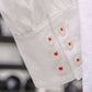 LONG-SLEEVED SHIRT WITH EMBROIDERED MINI HEARTS
