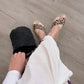 Beige & Leopard Sandal