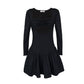 FLEUR DRESS - BLACK