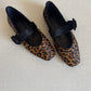 Leopard Ballerina Black