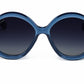 GAMBETTA Sunglasses Available in more colors Ocean Blue/Beige with Blue Gradient Lenses  