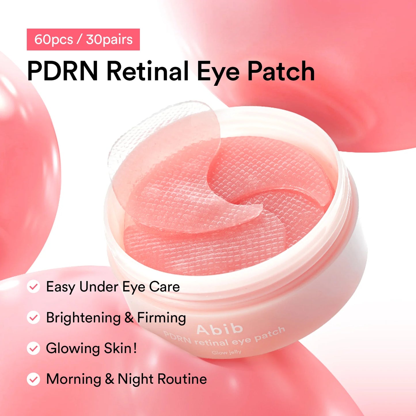 PDRN RETINAL EYE PATCH GLOW JELLY (60EA) 84G