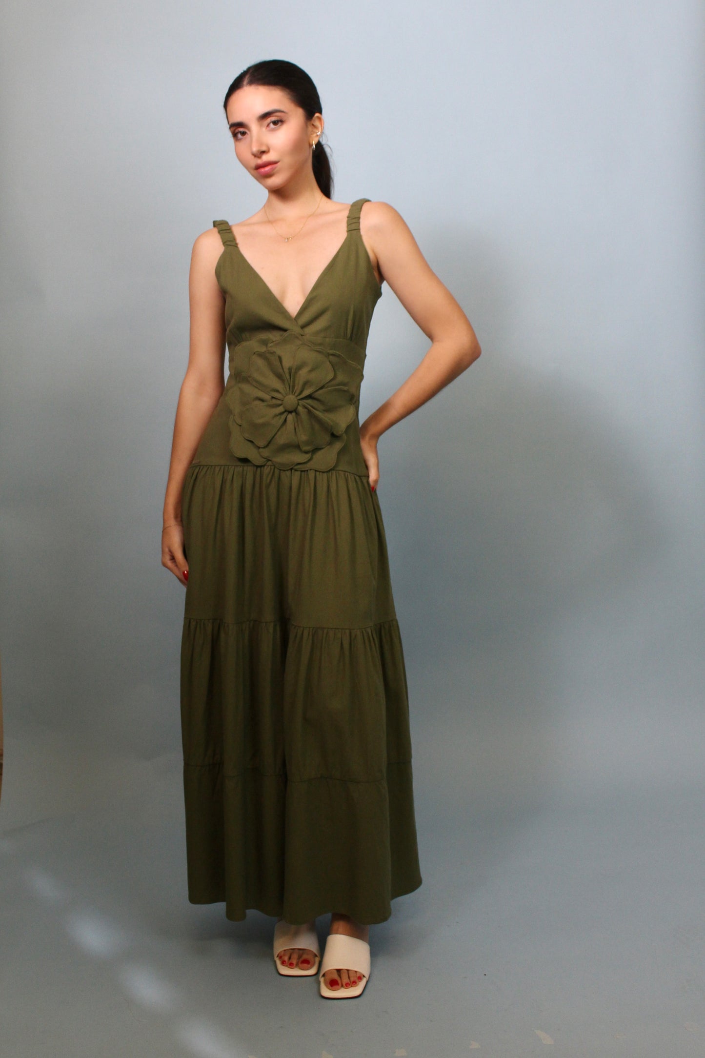 TERESA DRESS LINEN