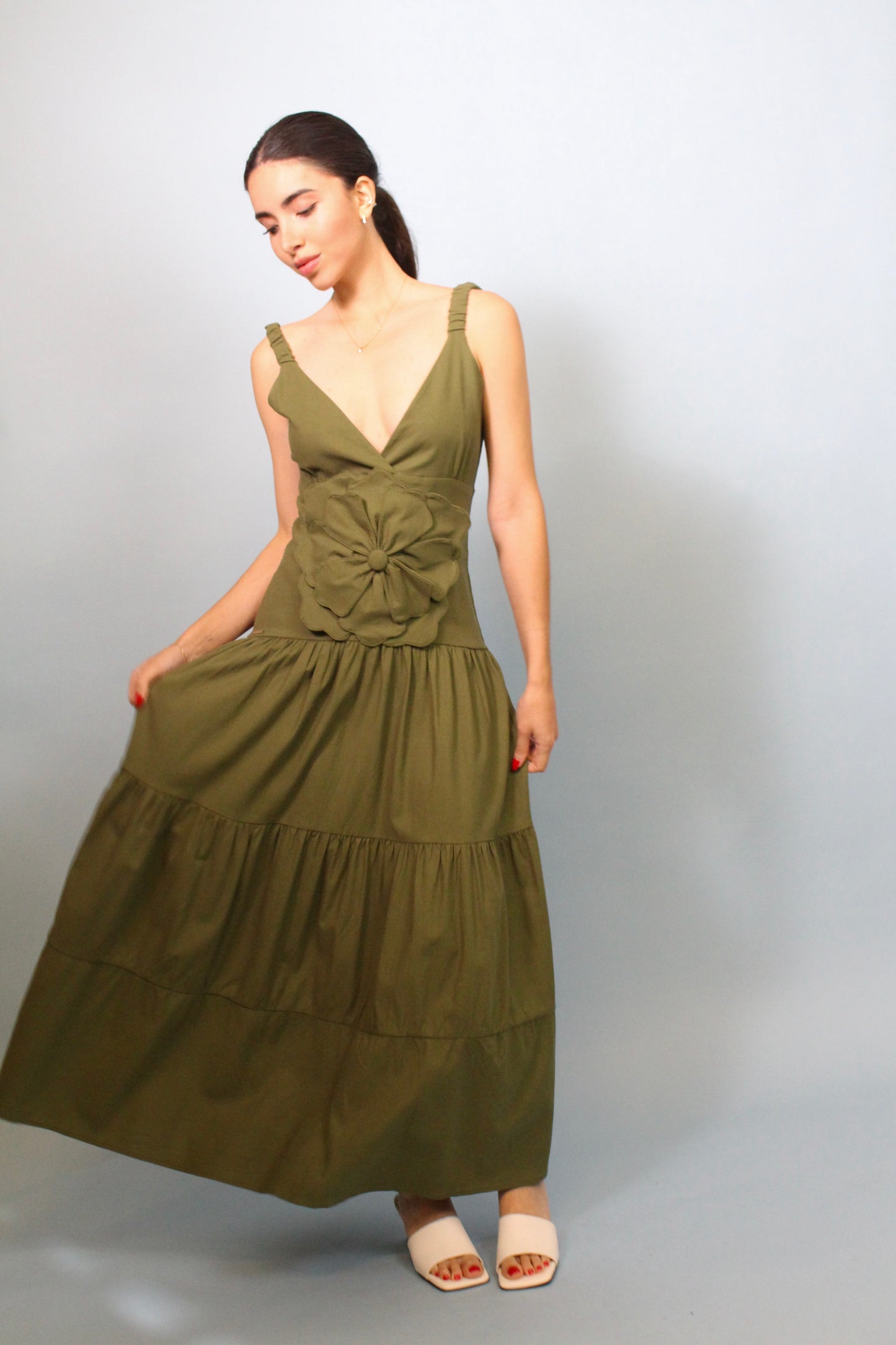 TERESA DRESS LINEN