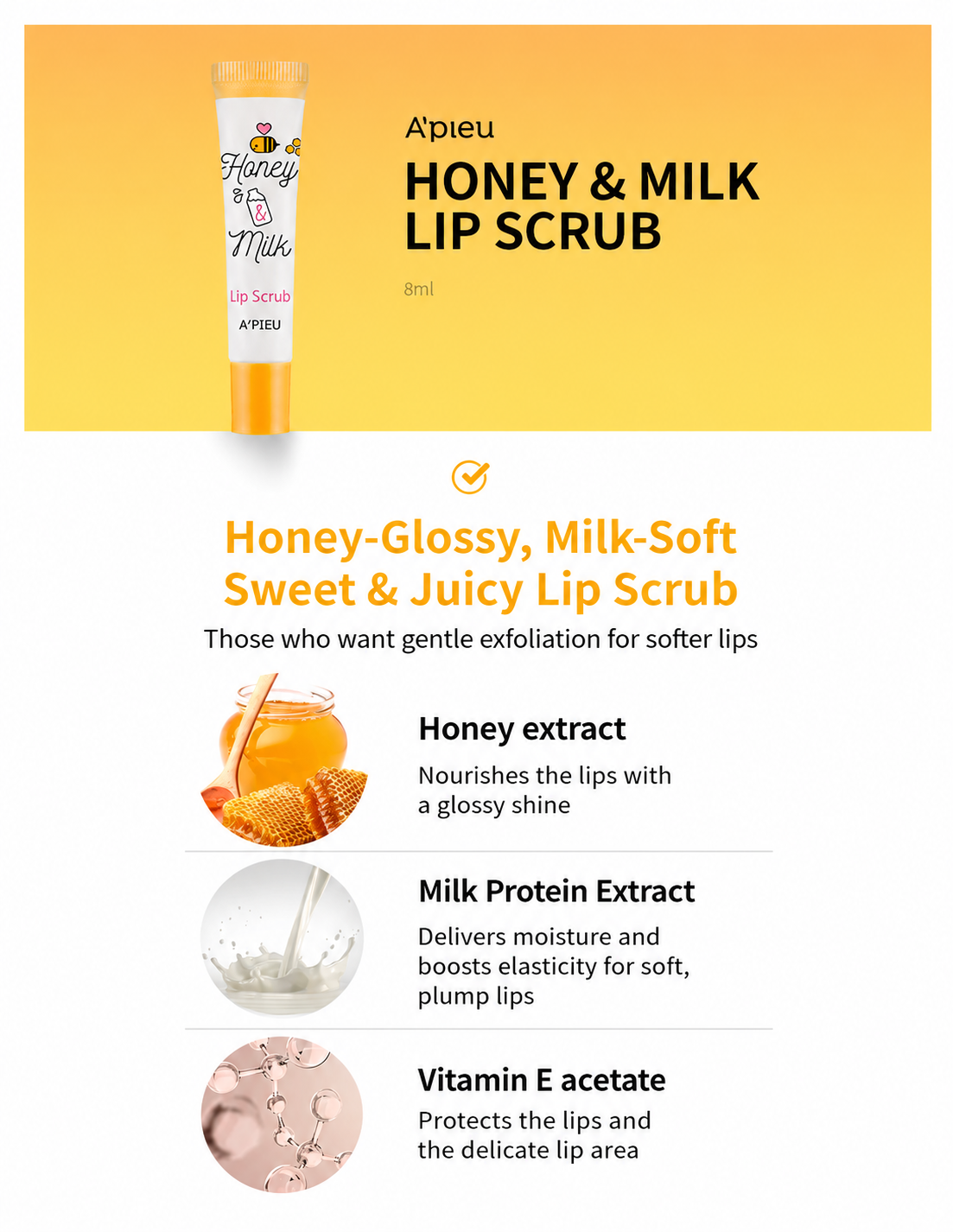 HONEY & MILK LIP SCRUB