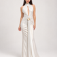 LYCRA DABADI DRESS OFF GOLD