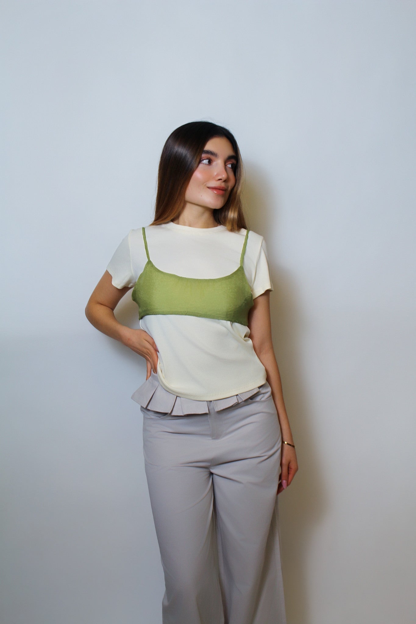 Ballerina Pant Khaki