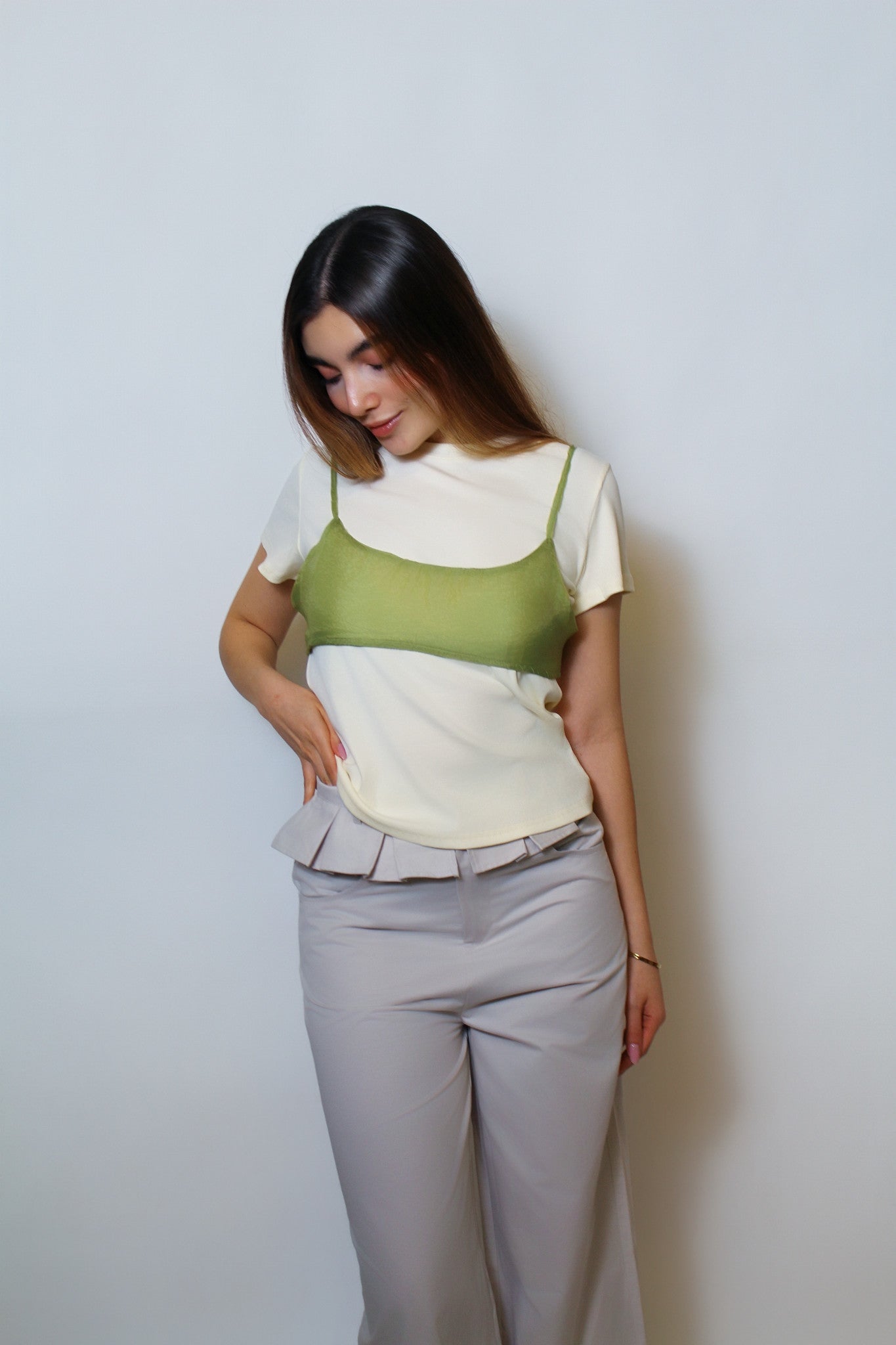 Ballerina Pant Khaki