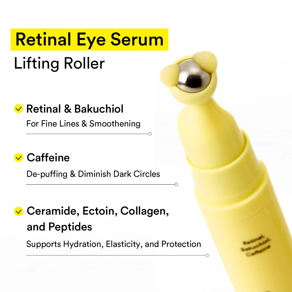 RETINAL EYE SERUM LIFTING ROLLER 15ML