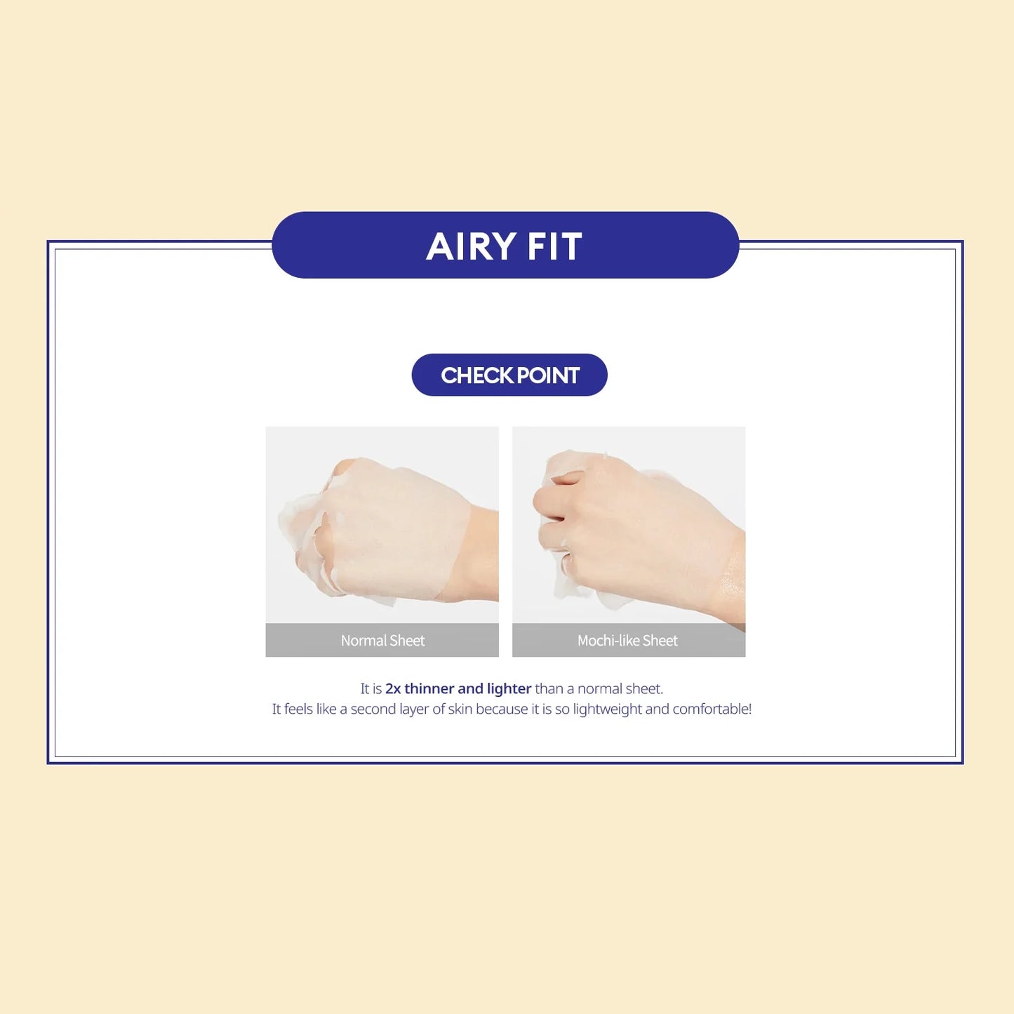 AIRY FIT SHEET MASK ALOE