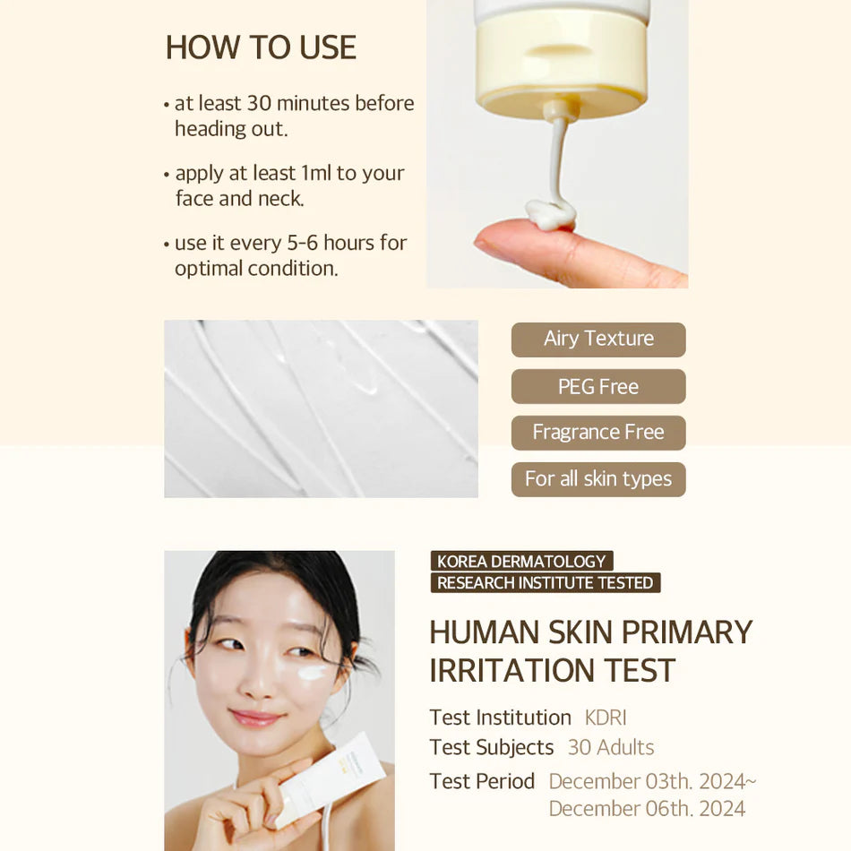 Bean Sunscreen SPF 50 [50ml]