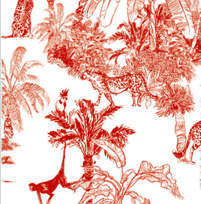 JUNGLE RED PRINT