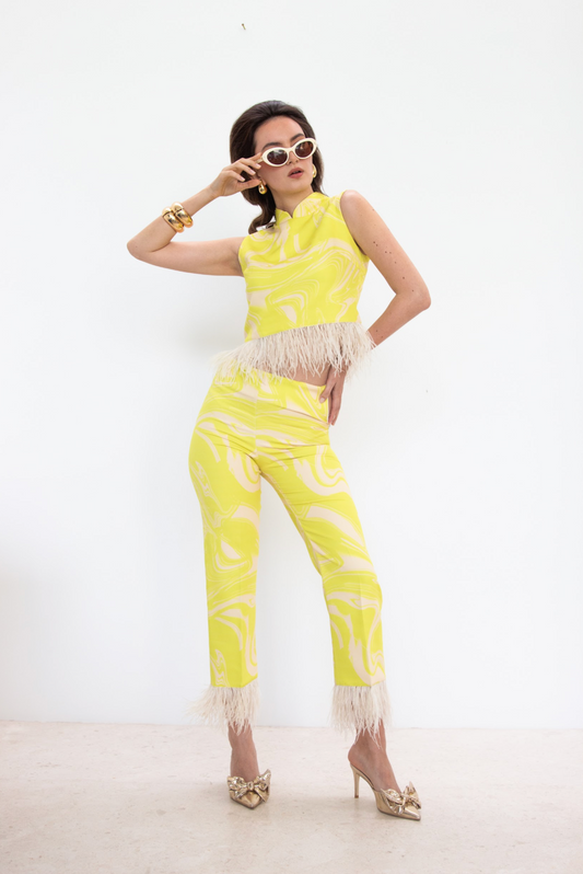 Yellow Submarine Feather Set