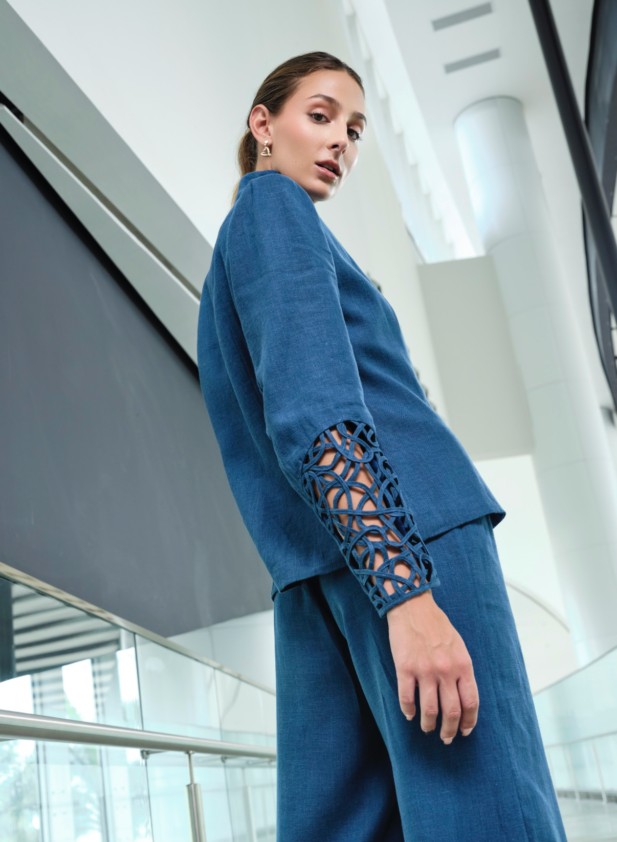 COCOON CUTWORK PANTS