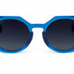 VENUS Sunglasses Available in more colors Shiny Dark Blue/Beige with Blue Gradient Lenses  