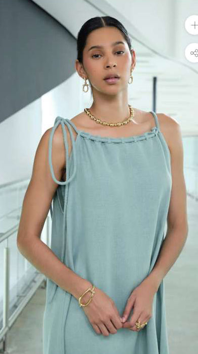 Organic Cocoon Strap Dress