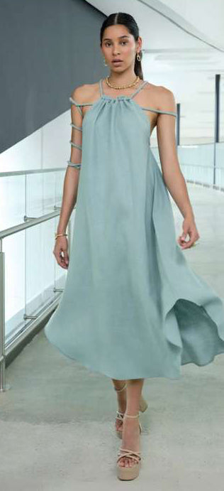 Organic Cocoon Strap Dress