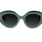 ANNE Sunglasses Available in more colors Bicolour Dark/Light Shiny Green  