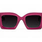 MALI Sunglasses Available in more colors Shiny Cherry with Burgundy gradient lenses  