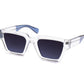 TOKIO Sunglasses Available in more colors Crystal with Smoke gradient lenses  