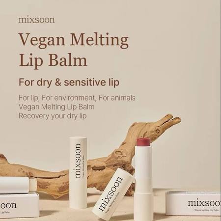 Vegan Melting Lip Balm 01.Clear [4.1g]