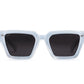 TOKIO Sunglasses Available in more colors Crystal Blue with Smoke Gradient Lenses  