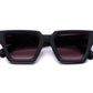 TOKIO Sunglasses Available in more colors Rubber Black with black gradient lenses  