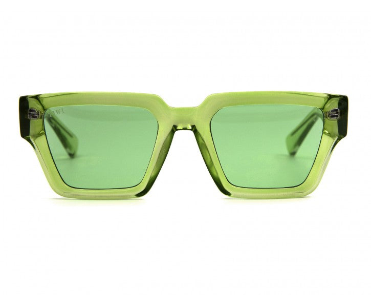 TOKIO SUNSET BLISS Sunglasses Available in more colors Crystal Lime with Lime lenses  