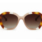 VEGA Sunglasses Available in more colors Tricolour Havana/Ice/Coconut with Brown Gradient Lenses  