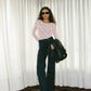 BE MINE top de encaje rosa