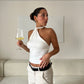 ALEXA HALTER TOP ivory